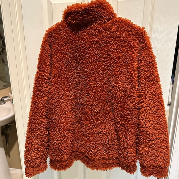 Express Zip up Teddy Coat - Picture 4 of 5
